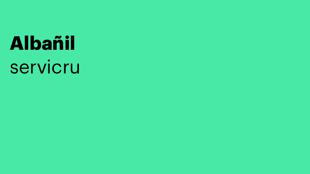 Albañil