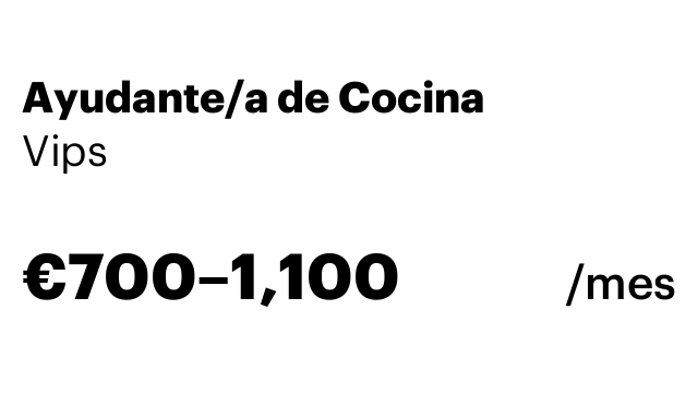 Ayudante/a de Cocina