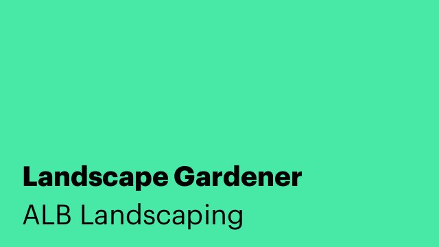 Landscape Gardener