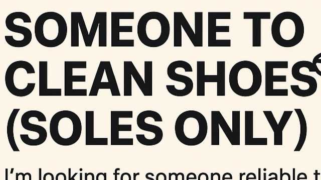 Shoe Cleaner (soles only)