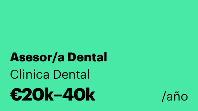 Asesor/a Dental