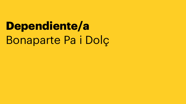 Dependiente/a