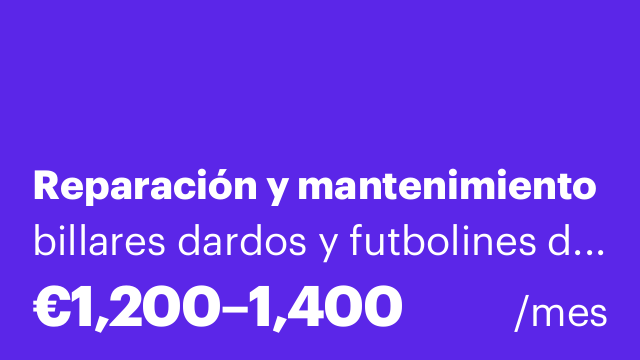 Reparación y mantenimiento