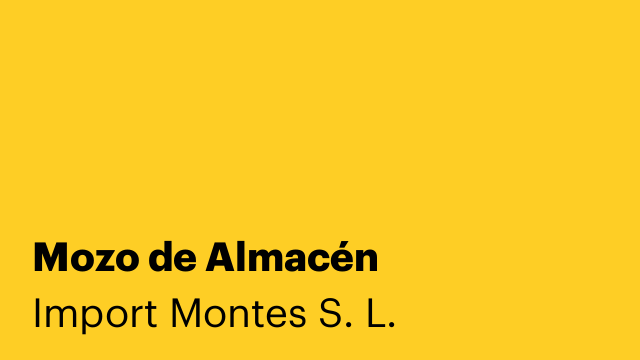 Mozo de Almacén