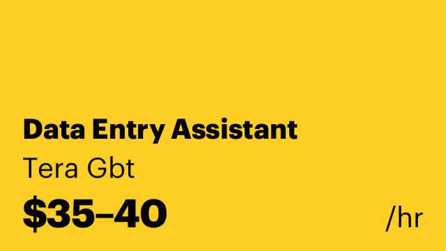 Data Entry Assistant