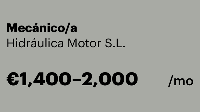 Mecánico/a