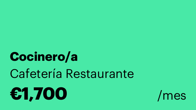 Cocinero/a
