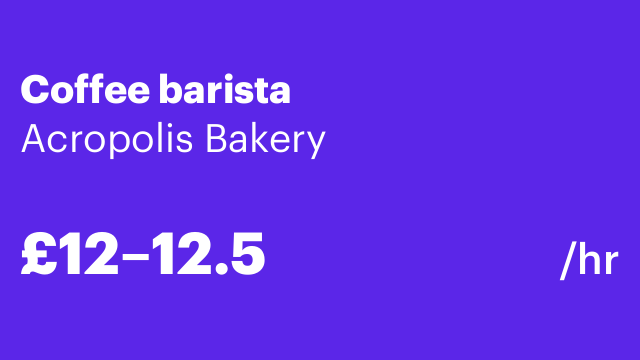 Coffee barista