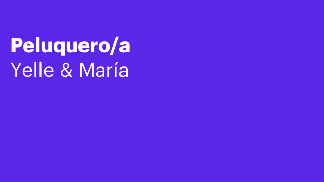 Peluquero/a