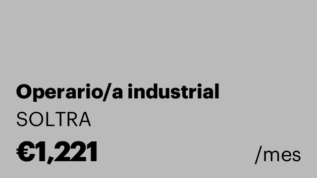 Operario/a industrial