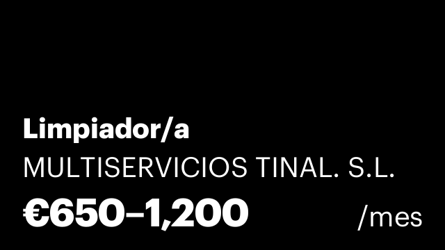 Limpiador/a