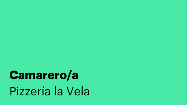 Camarero/a
