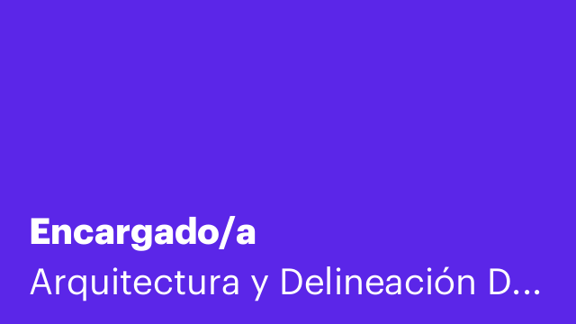 Encargado/a