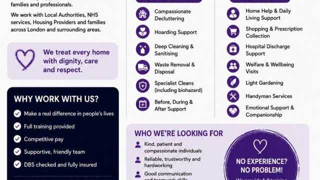 Hoarding Support worker/ cleaner