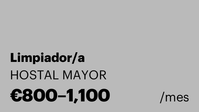 Limpiador/a