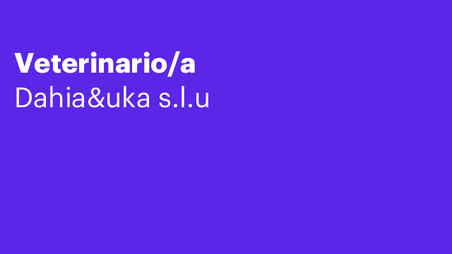 Veterinario/a