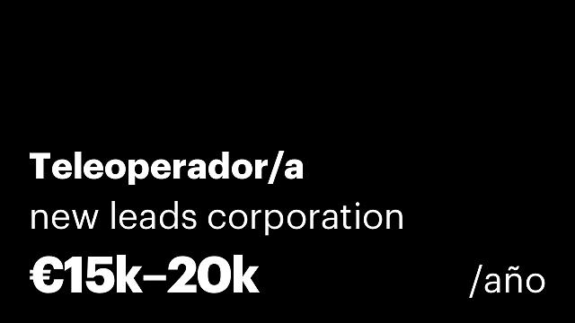 Teleoperador/a