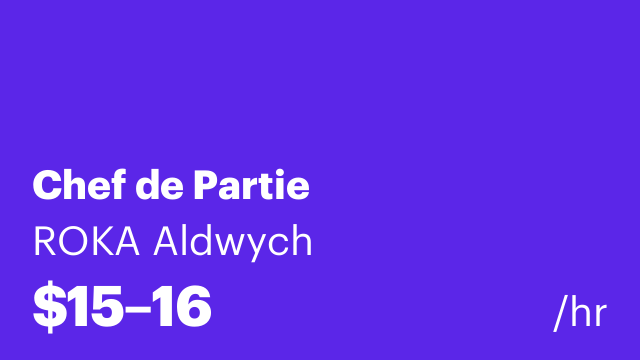 Chef de Partie