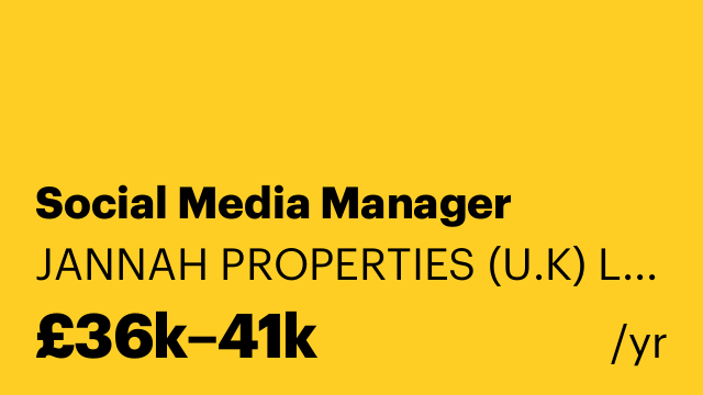 Social Media Manager