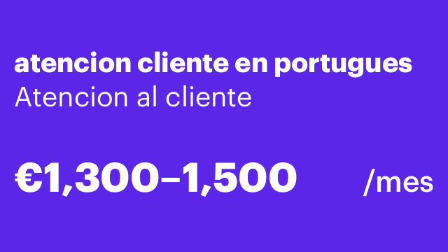 atencion cliente en portugues