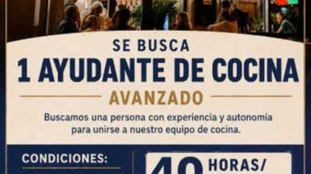 Ayudante de Cocina Avanzado/a