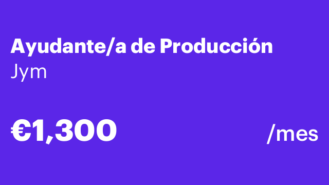 Ayudante/a de Producción