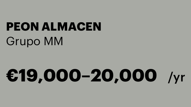 PEON ALMACEN