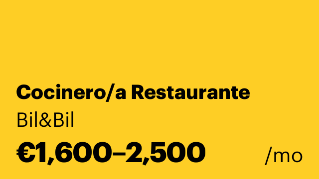 Cocinero/a Restaurante