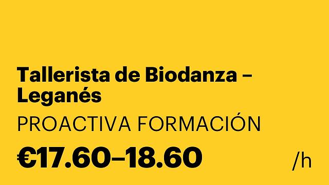 Tallerista de Biodanza – Leganés