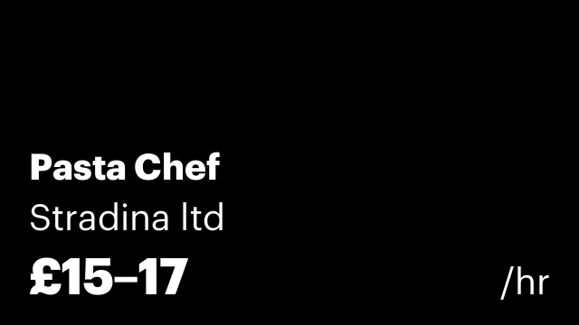 Pasta Chef