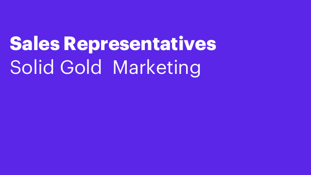Sales Representatives