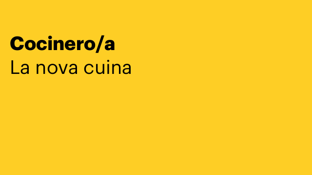 Cocinero/a
