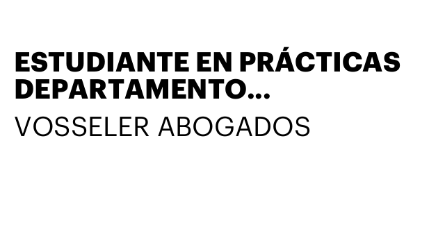 ESTUDIANTE EN PRÁCTICAS DEPARTAMENTO COMUNICACIÓN