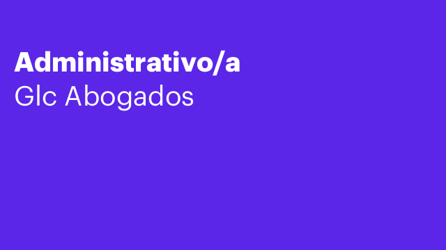 Administrativo/a
