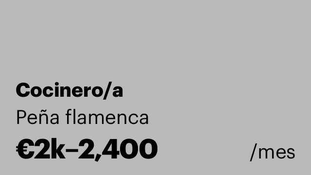 Cocinero/a