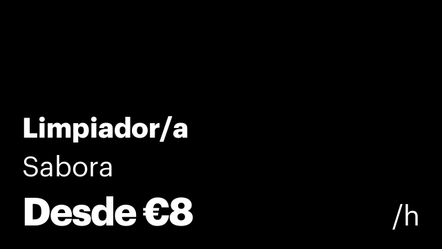 Limpiador/a
