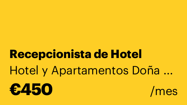 Recepcionista de Hotel