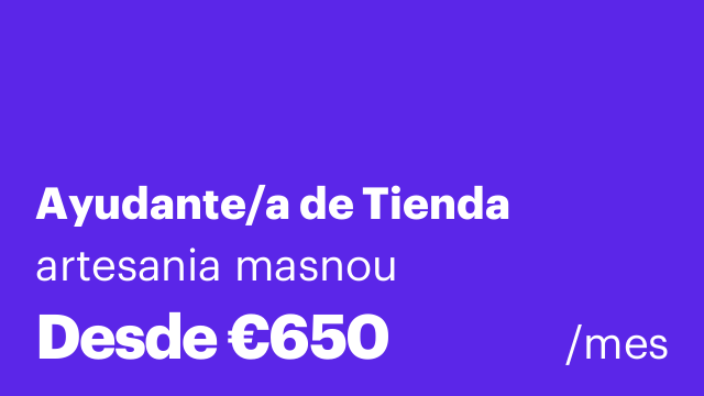 Ayudante/a de Tienda