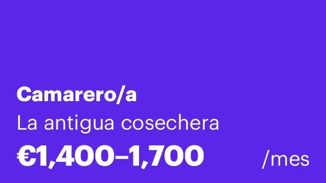 Camarero/a