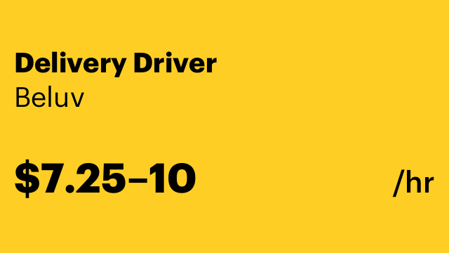 Delivery Driver