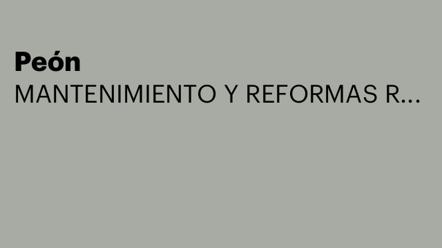Peón