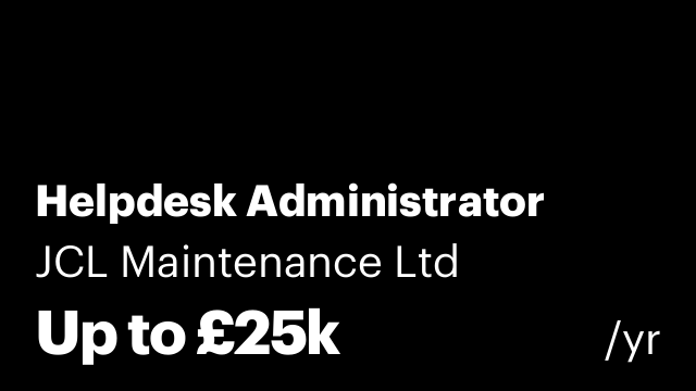 Helpdesk Administrator