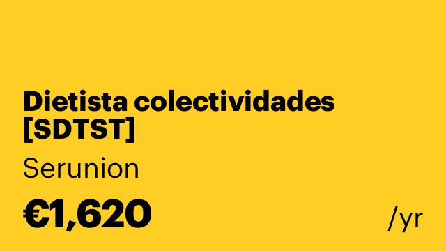Dietista colectividades [SDTST]