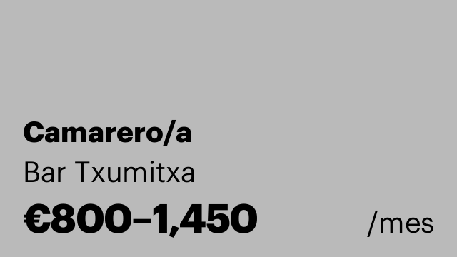 Camarero/a