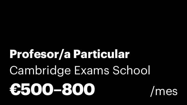 Profesor/a Particular