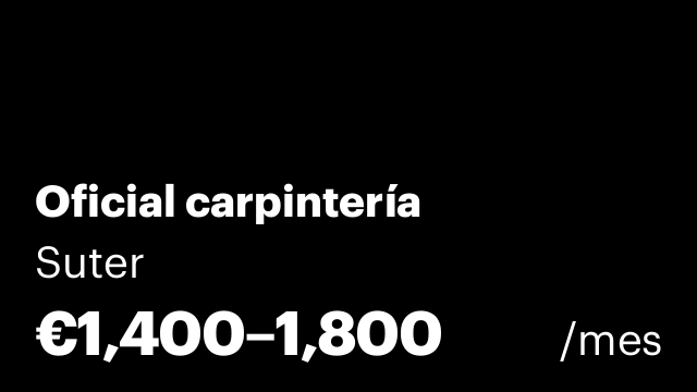 Oficial carpintería