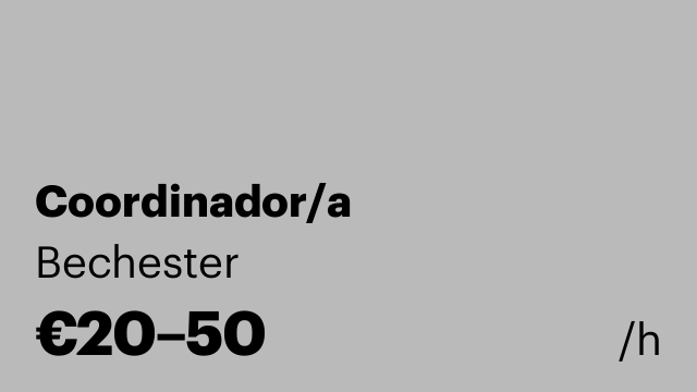 Coordinador/a