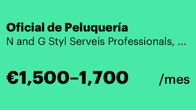 Oficial de Peluquería