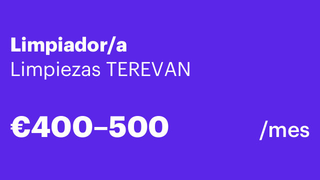 Limpiador/a