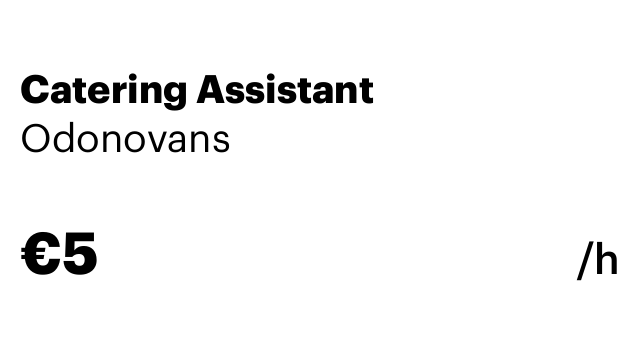 Catering Assistant